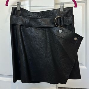 Zara Faux Leather Skirt